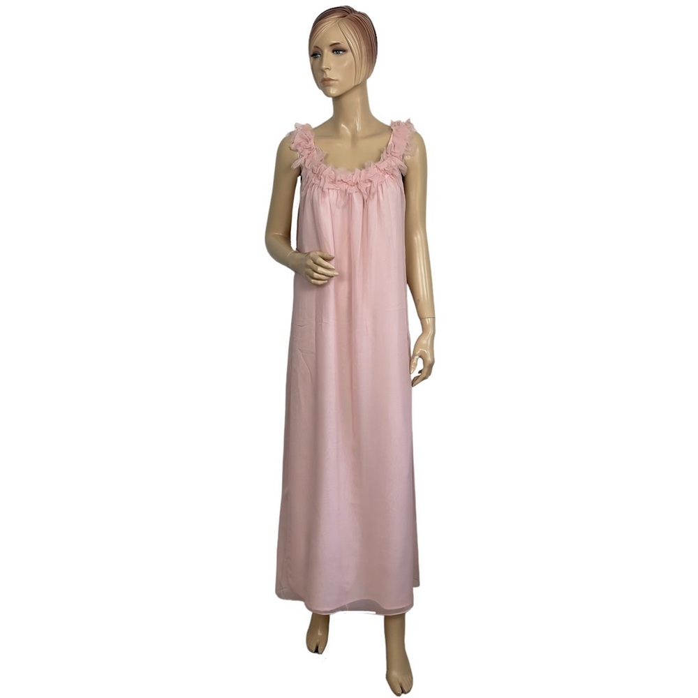 Carol Hannah Women's Soft Petal Rose Pink Silk Dress 4
